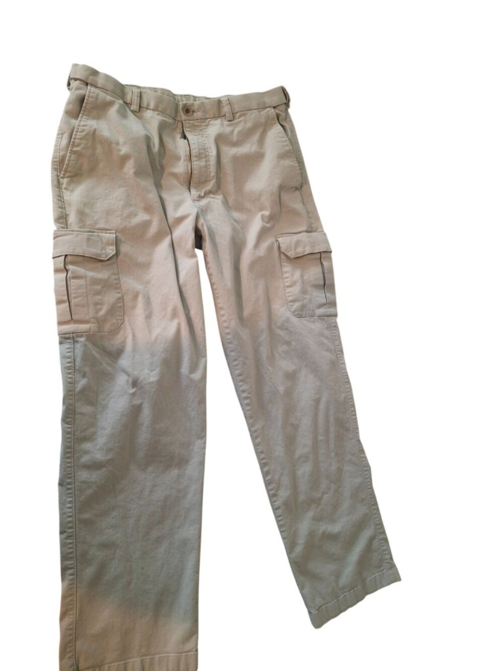 Haggar Cargo Pants 36x30 Mens Khaki Classic Fit Stretch Casual Workwear